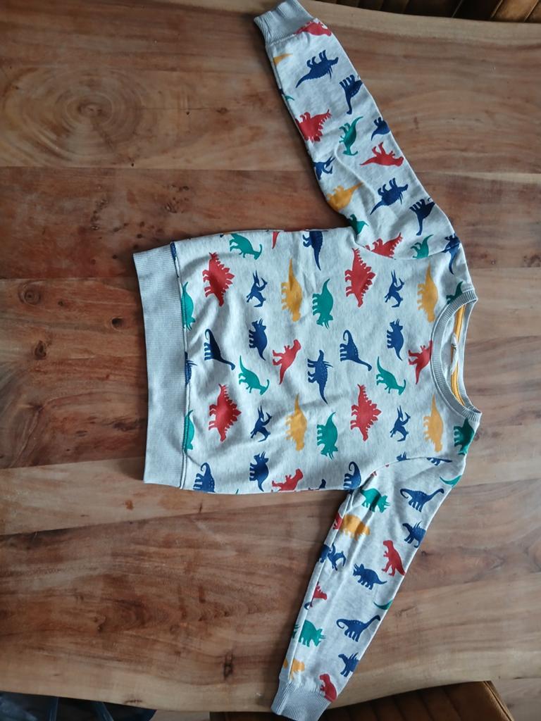 Dinosaurus dino sweater trui 122 128 h&m, Trui of Vest, H&M, Ophalen of Verzenden, Zo goed als nieuw
