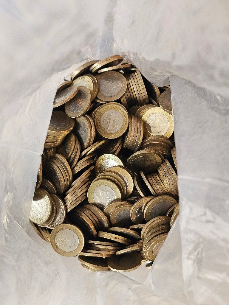 9 kilo Turkse Lira munten, Verzenden, Buitenland, Munten