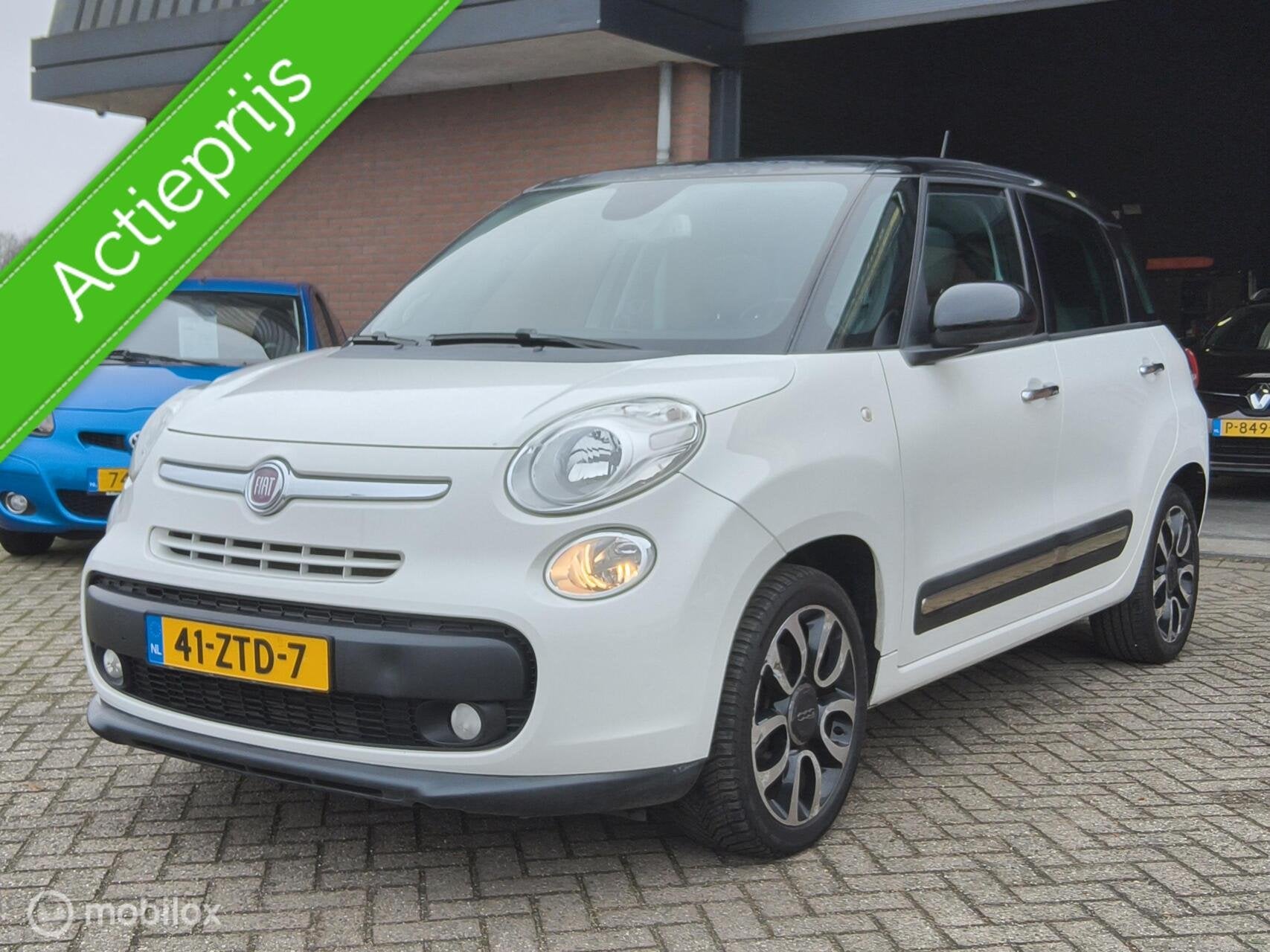 Fiat 500 L 0.9 TwinAir Easy AIRCO|PANODAK|PDC|CRUISE|NAP!, Auto's, Fiat, Gebruikt, Wit, Origineel Nederlands, Bedrijf