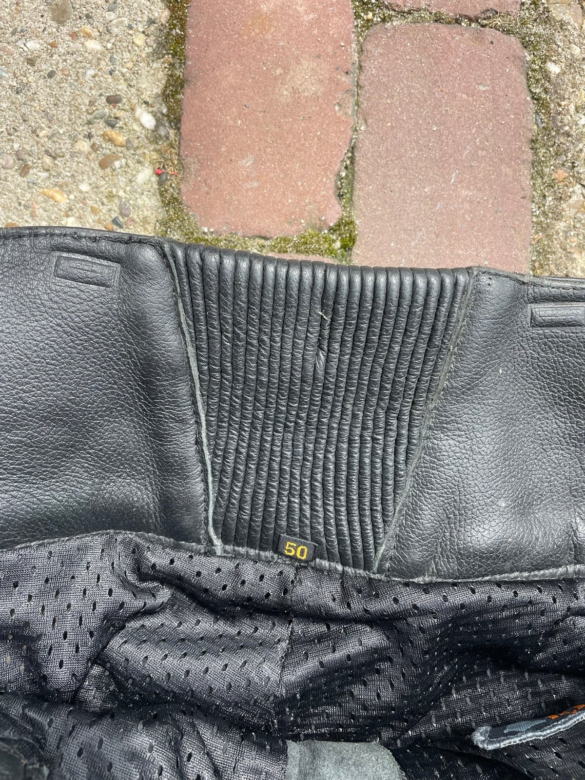 Motorbroek en motorhandschoenen - Rev'it! en Kevlar, Motoren, Ophalen, Tweedehands, Heren, Broek | leer