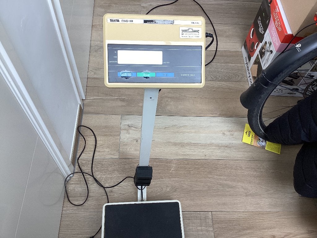 Weegschaal tot 200kg!, Ophalen