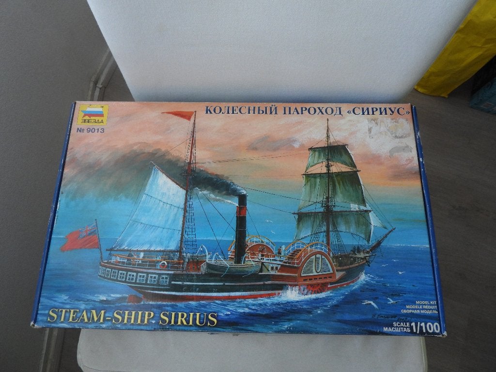 Stoomschip serius, Hobby en Vrije tijd, Ophalen of Verzenden, Zo goed als nieuw, 1:50 tot 1:200, Overige merken