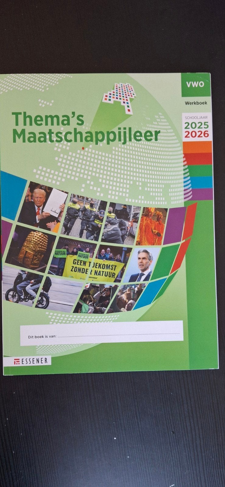 Thema's Maatschappijleer werkboek 4 VWO, Ophalen of Verzenden, Nieuw, VWO, Maatschappijleer