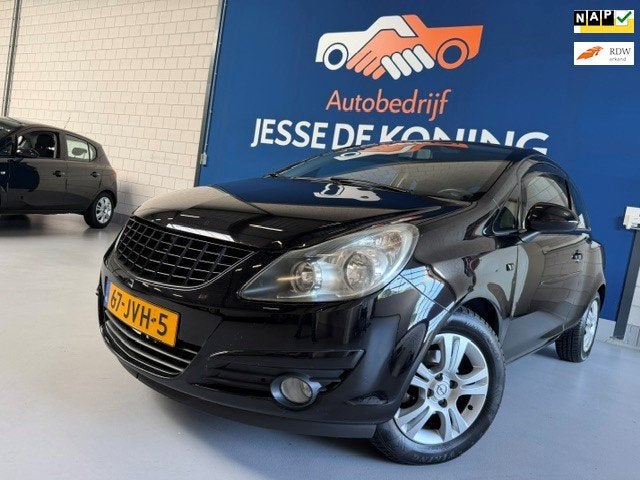 Opel Corsa 1.2-16V Edition /bj.2009 / kleur: zwart / NAP met, Auto's, Opel, Voorwielaandrijving, 450 kg, 1229 cc, Zwart