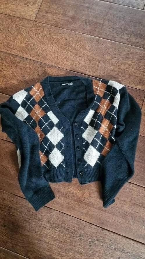 Zwarte Ruffle top maat M, Ophalen of Verzenden, Zo goed als nieuw, Maat 38/40 (M), Zwart