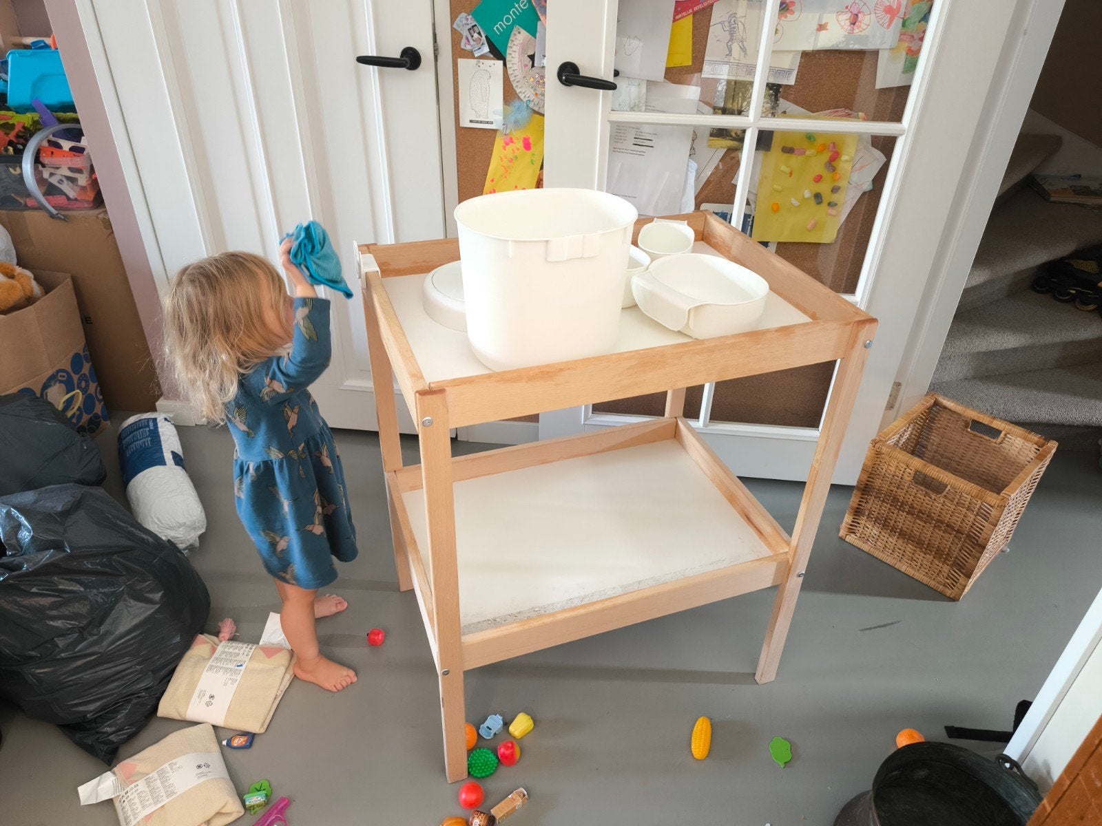 IKEA ÖNSKLIG Commode met opbergmanden, Ophalen, Gebruikt, 50 tot 70 cm, 75 tot 100 cm