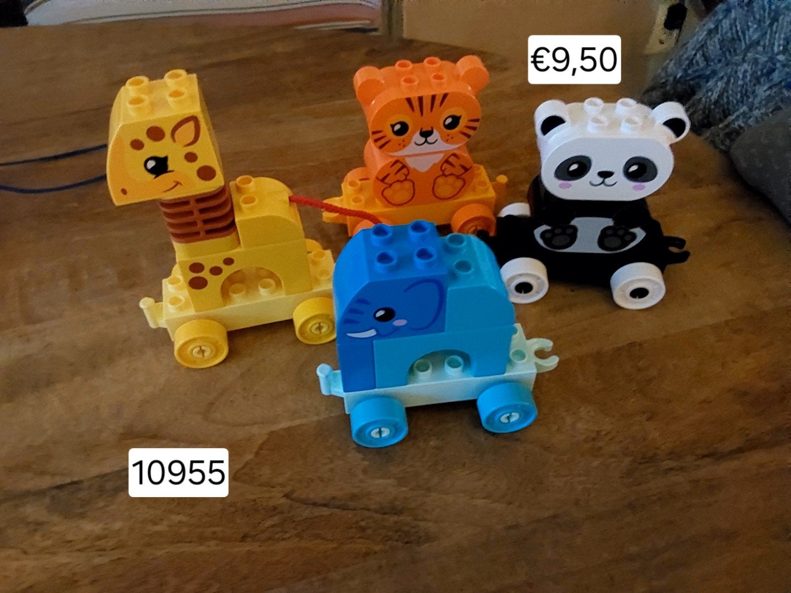 Lego Duplo Dieren Trein & Cijfertrein🦋, Gebruikt, Overige thema's, Ophalen of Verzenden, Duplo