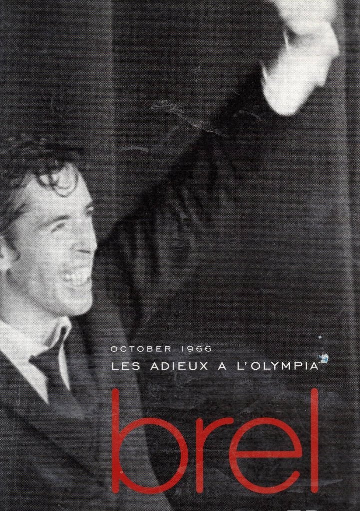 Jacques Brel - Les Adieux a L' oympia, Alle leeftijden, Ophalen of Verzenden, Zo goed als nieuw, Muziek en Concerten