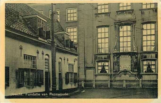 301-123-039 Utrecht Fundatie van Renswoude, Verzenden, Voor 1920, Utrecht