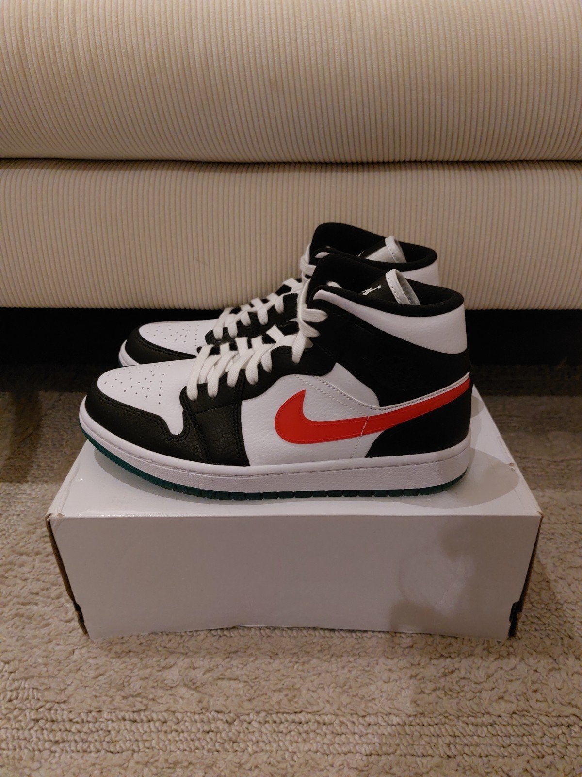 Nike Air Jordan 1 Mid SE Craft Inside Out Maat 40.5, Ophalen, Zwart, Nike, Nieuw