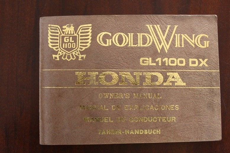 Honda GL1100DX motorcycle service manual Goldwing GL1100 DX, Ophalen of Verzenden, Honda