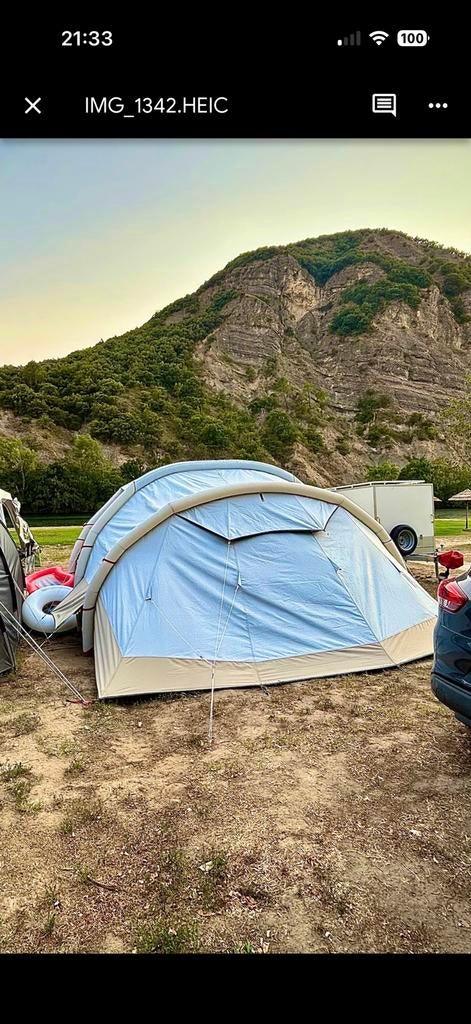 Quechua air seconds 5.2. Decathlon tent, Ophalen, Zo goed als nieuw, Tot en met 4