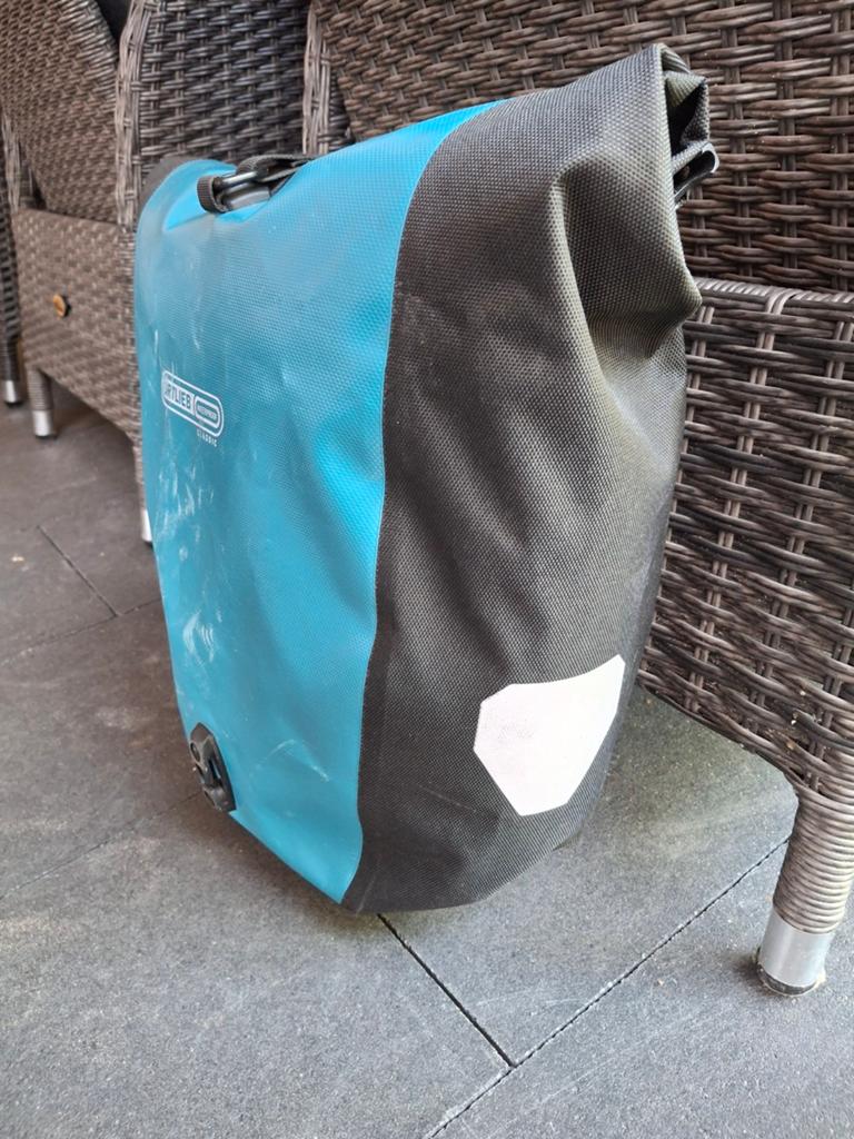 Fietstas Ortlieb Backroller 20l Petrol enkel, Ophalen of Verzenden, Gebruikt, Ortlieb