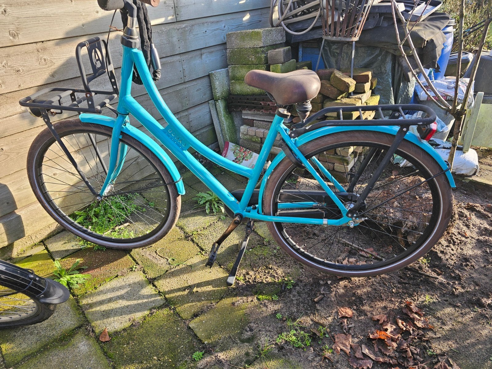 Cyco Damesfiets met voordrager en versnellingen, Gebruikt, Versnellingen, 50 tot 53 cm, Trommelrem