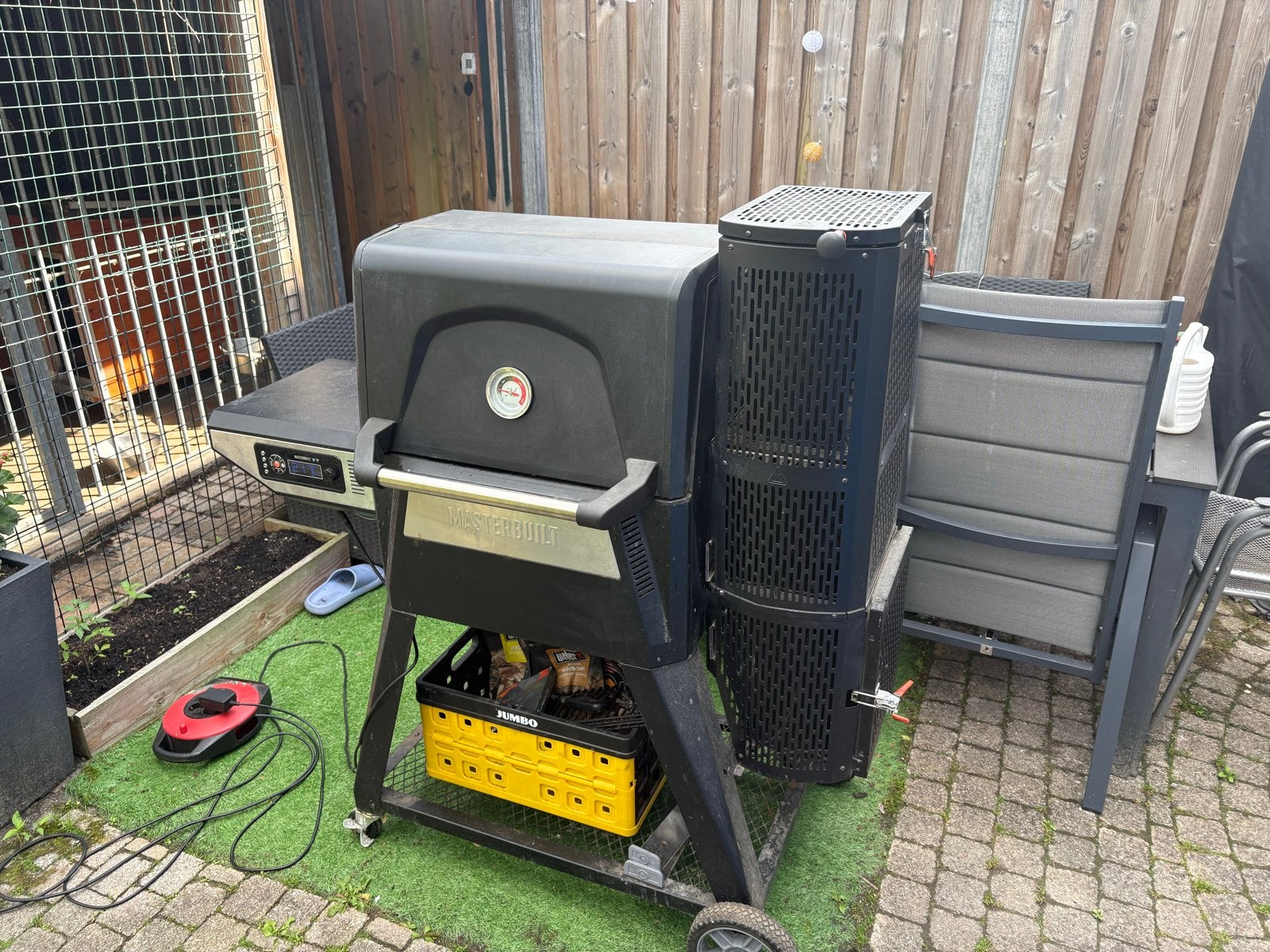 Masterbuilt Gravity Series 560 BBQ, incl. hoes en rooster, Tuin en Terras, Ophalen, Gebruikt