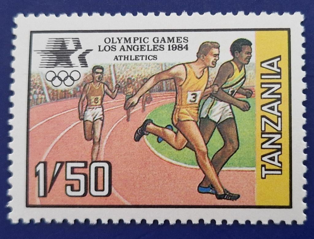 Tanzania 1984 - Yvert 240 - Olympische Spelen - Los Angeles, Verzenden, Tanzania, Postfris