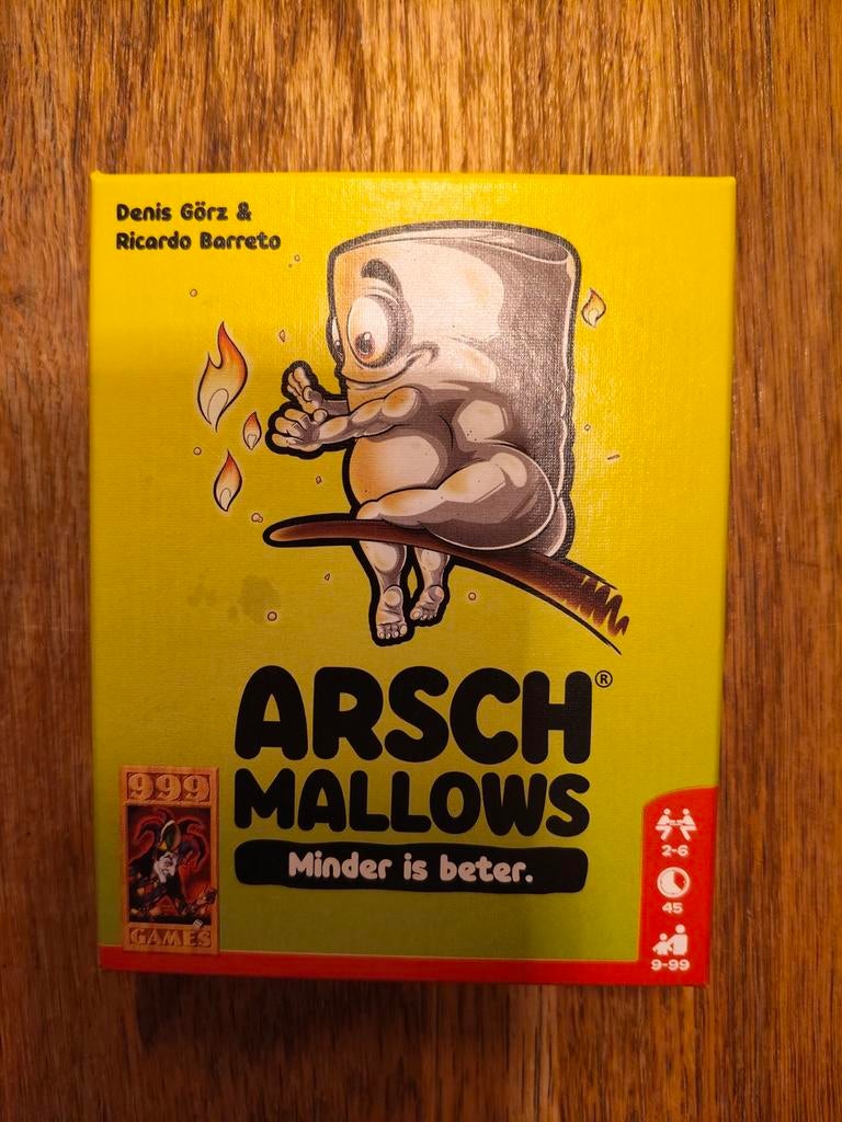 Arsch Mallows Kaartspel - Minder is beter!, Hobby en Vrije tijd, Gezelschapsspellen | Kaartspellen, Vijf spelers of meer, Ophalen of Verzenden