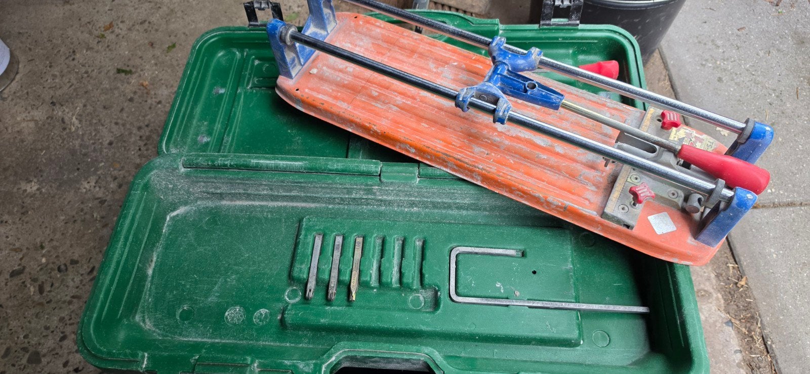 Rubi TS-40 Tegelsnijder met Koffer, Ophalen, Gebruikt, Snijgereedschap, Rubi