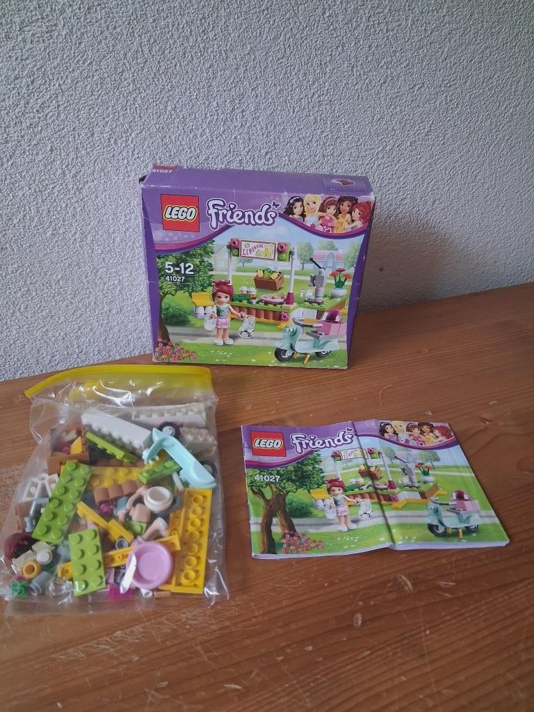 Lego Friends 41027 Mia's limonadekraam, Lego, Friends, Ophalen of Verzenden, Zo goed als nieuw