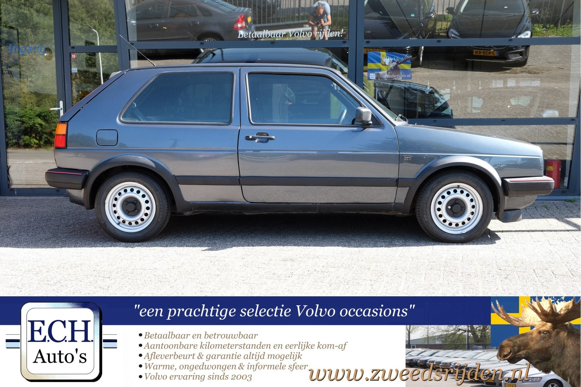 Volkswagen Golf 1.8-16V GTI Airco, elektr. ramen, met histor, Voorwielaandrijving, Zwart, Volkswagen, Handgeschakeld