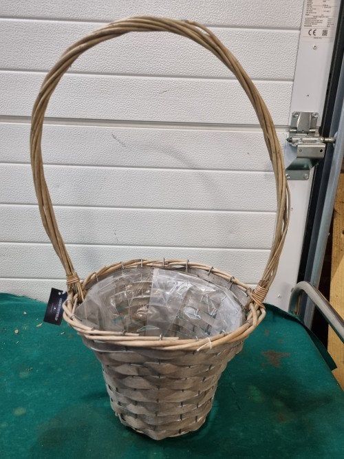 plantenmand met plastic en hengselcountryfield, Huis en Inrichting, Ophalen of Verzenden, 'T Olde Gre-j, Info@toldegrej.nl, Endepoelstraat 20f Didam