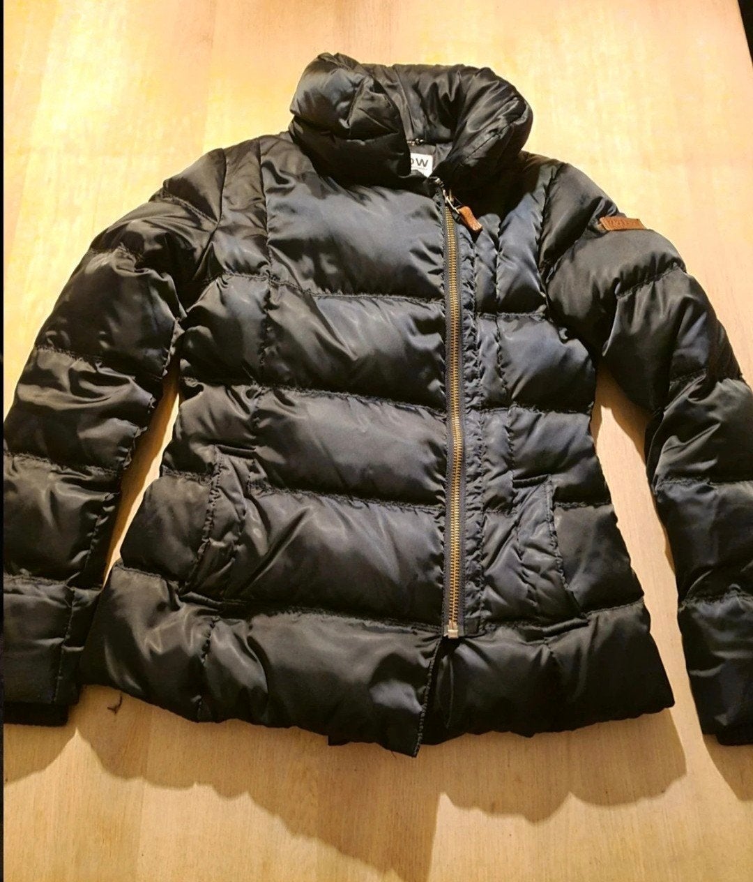 Moscow donkerblauwe dons-jas, Kleding | Dames, Maat 38/40 (M), Blauw, Ophalen of Verzenden, Moscow