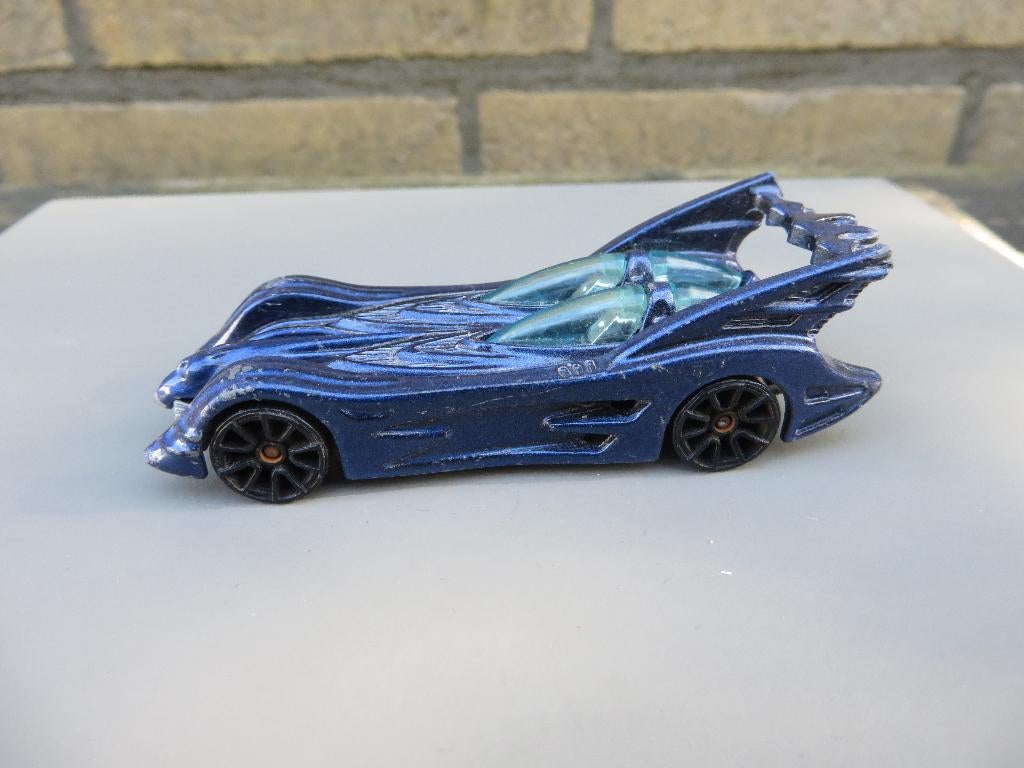 Hotwheels Batmobile HW City Batman 75th Anniversary, Ophalen of Verzenden, Gebruikt, Auto