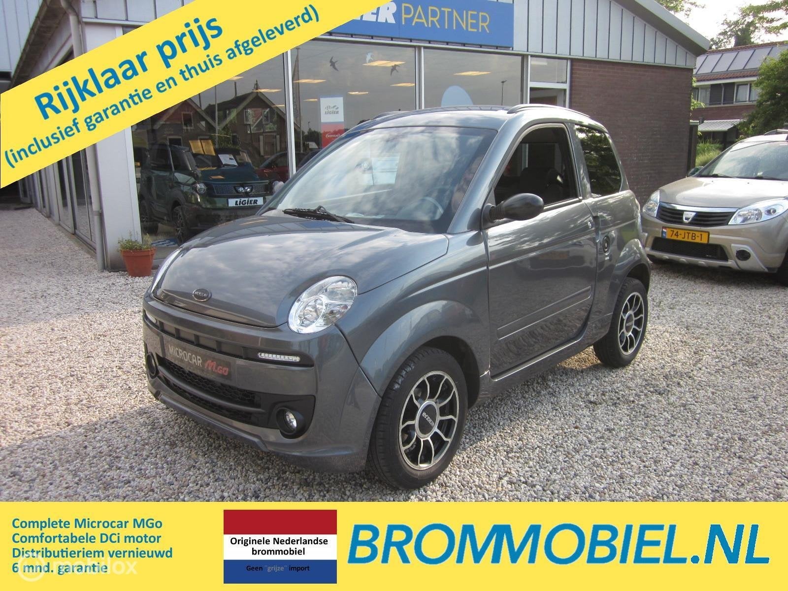 Microcar MGo DCi Premium brommobiel met gar. van dealer, Gebruikt, Microcar