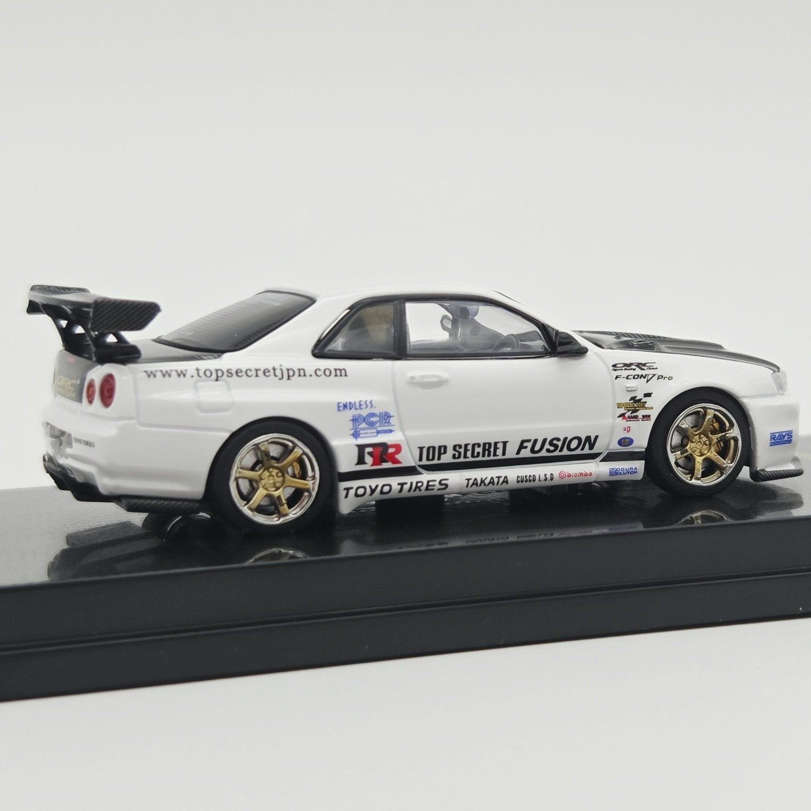 Inno64 Top Secret R34 GT-R, white, Mymodelcar@outlook.com, Auto, Ophalen of Verzenden, Inno64