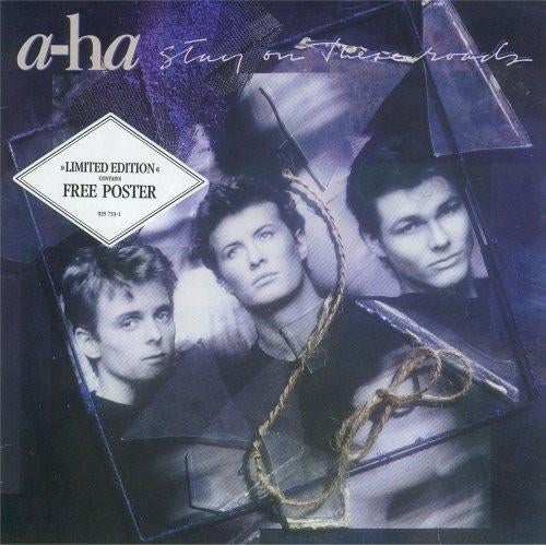 LP  -  A-HA  - Stay on these roads  - lim.ed.+ poster, Ophalen of Verzenden, Zo goed als nieuw, 12 inch