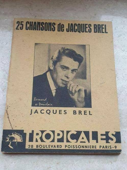 Jacques brel 25 chansons printemps/les blés/heureux, Ophalen, Artiest of Componist, Populair