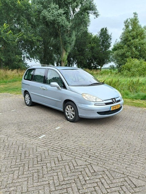 Zeldzame Peugeot 807 3.0 V6 SV AUT 2005 Grijs, Auto's, Peugeot, 2946 cc, 650 kg, Automatische klimaatregeling, Zilver of Grijs