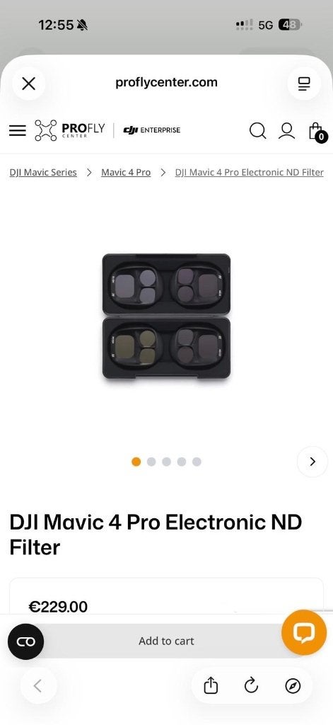 Dji Mavic 4 pro ND Fliter, Ophalen of Verzenden, Nieuw, DJI