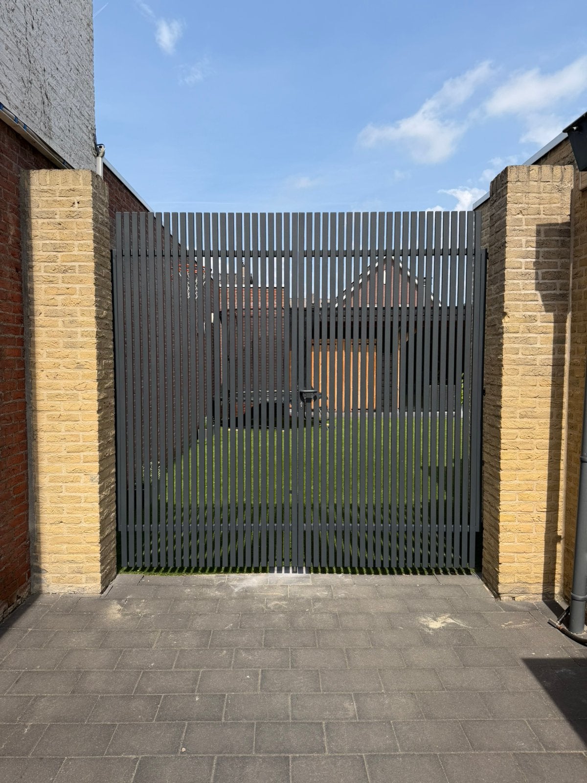 Stalen poort, Tuin en Terras, Tuinpoorten, Ophalen, Nieuw