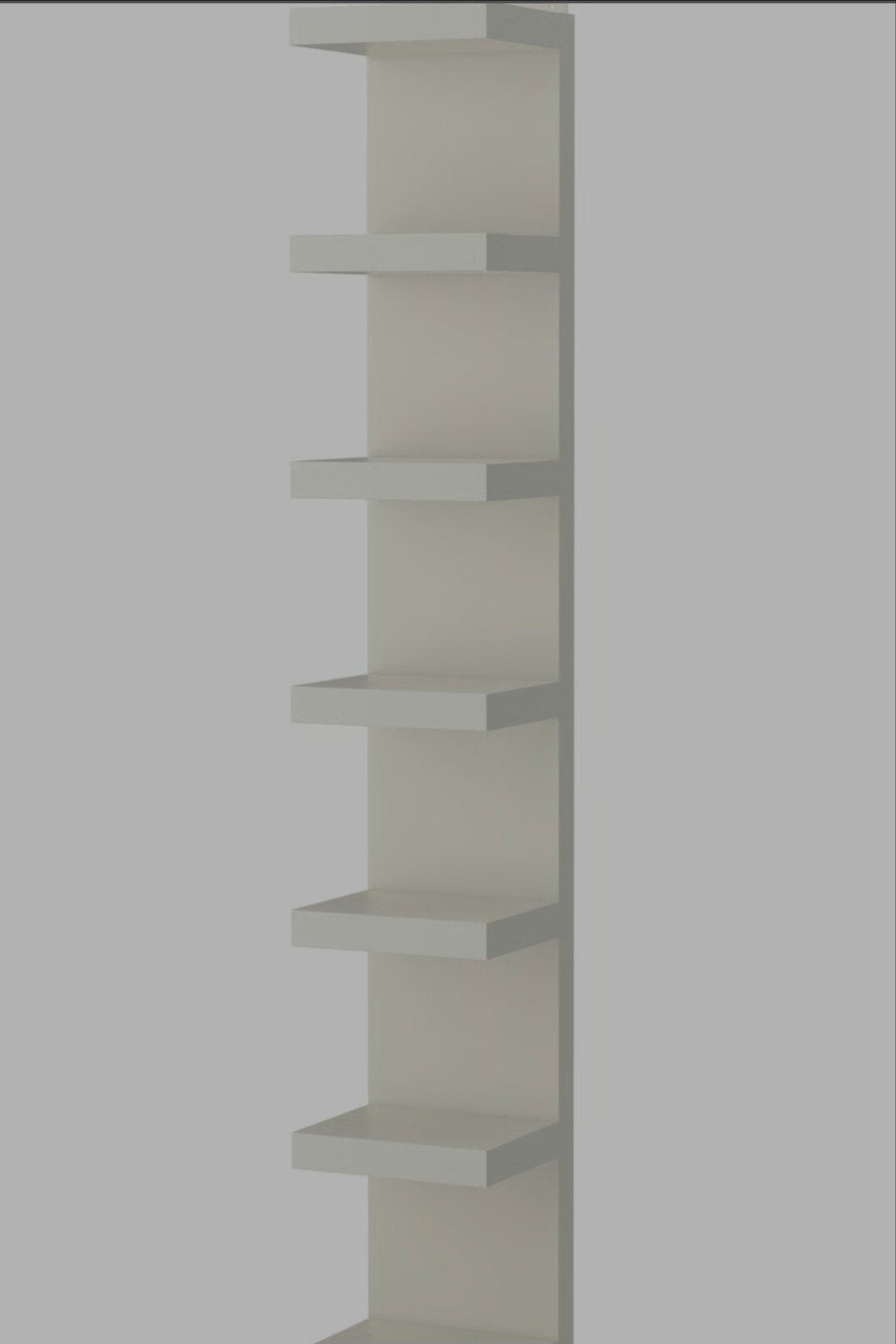 lack wandrek wit, Huis en Inrichting, Woonaccessoires | Wandplanken en Boekenplanken, Ophalen, Gebruikt