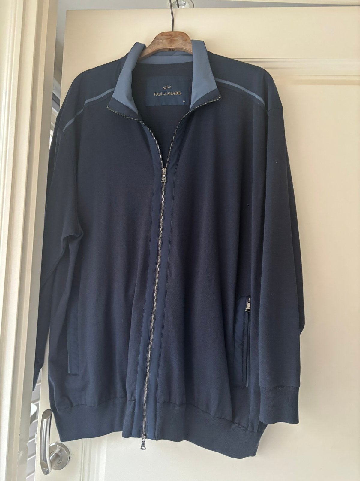 Prachtig herenvest 3XL BLAUW PAUL AND SHARK, Kleding | Heren, Ophalen, Zo goed als nieuw, Overige maten, Blauw