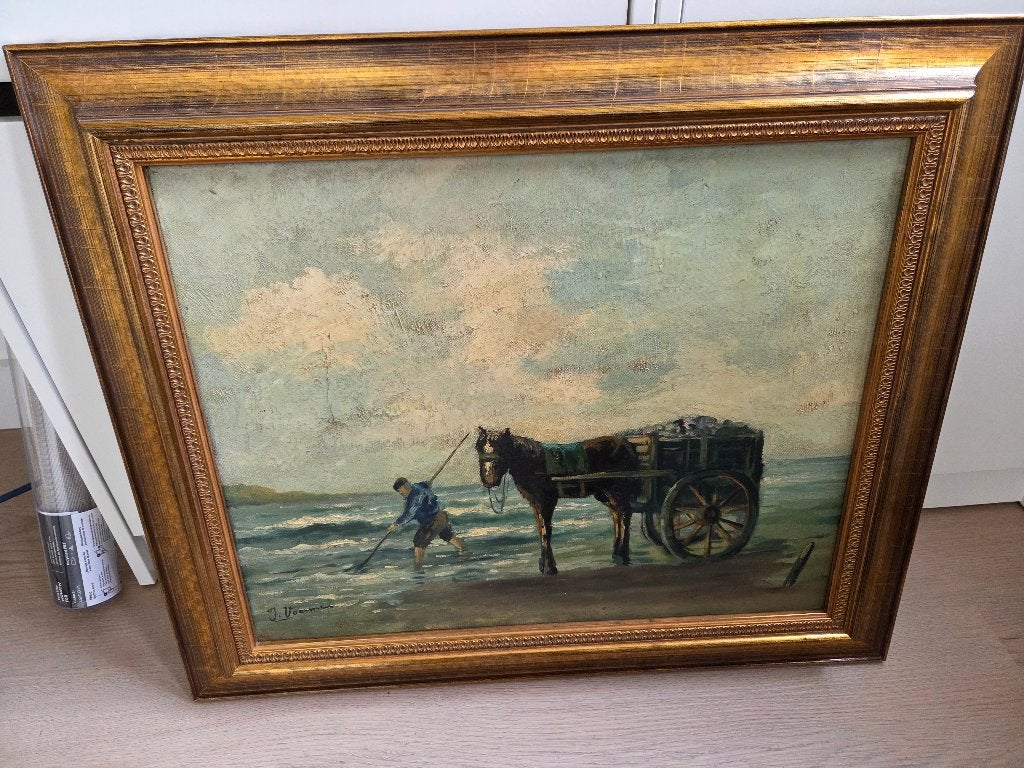 Schilderij J. Voerman, Ophalen