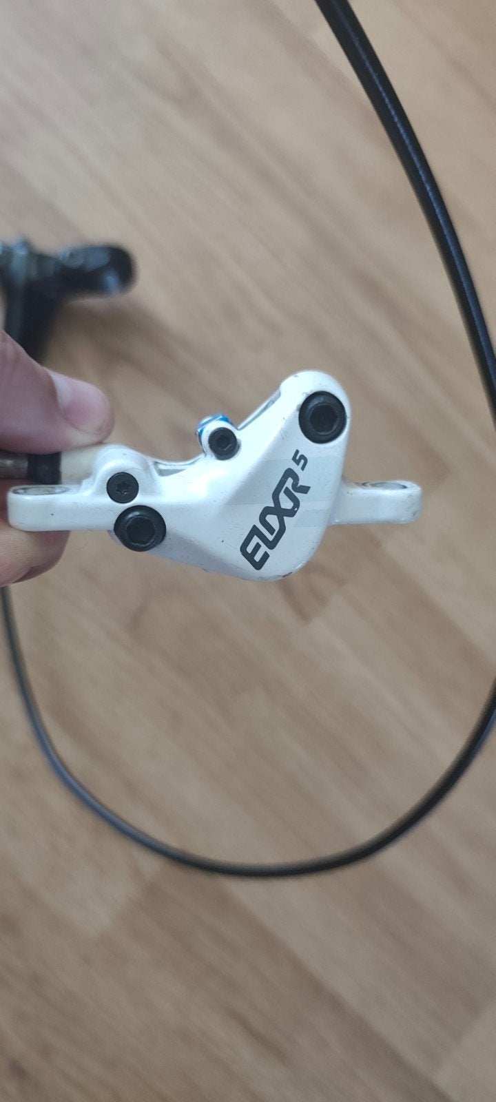 Shimano met Tektro achterrem (rechts) - moet ontlucht worden, Ophalen of Verzenden, Gebruikt, Remmen, Shimano/Tektro