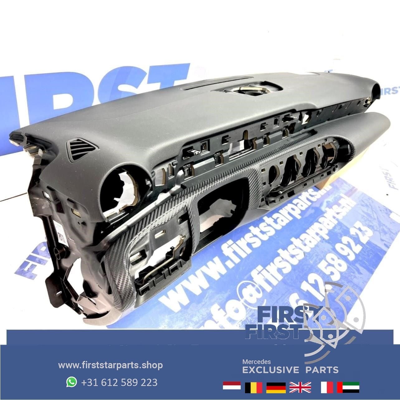 W177 ZWART DASHBOARD Mercedes A KLASSE 2018-2022 ORIGINEEL, Gebruikt, -, Ophalen of Verzenden, -