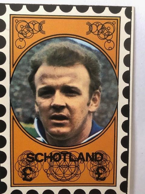 Voetbalplaatje Billy Bremner  Schotland  Leeds United, Ophalen of Verzenden, Zo goed als nieuw, Buitenlandse clubs, Spelerskaart