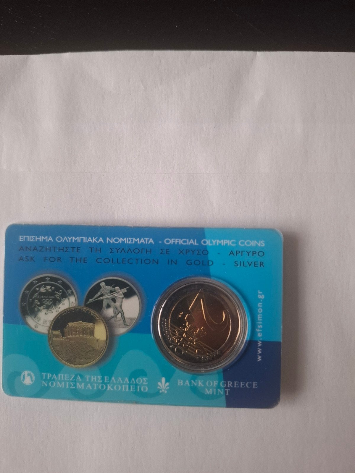 Coincard griekenland 2 euro 2004, Ophalen of Verzenden, Griekenland, 2 euro