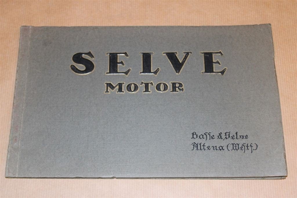 Zeldzame catalogus - Selve Motor Vliegtuigmotoren - 1920 !!, Ophalen of Verzenden, Zo goed als nieuw, Schaalmodel