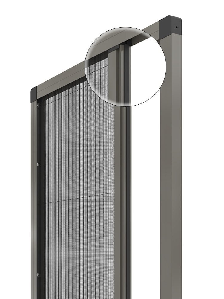 Plissé insecten horren en gordijnen, Huis en Inrichting, Stoffering | Gordijnen en Lamellen, Gebruikt, 200 cm of meer, 200 cm of meer