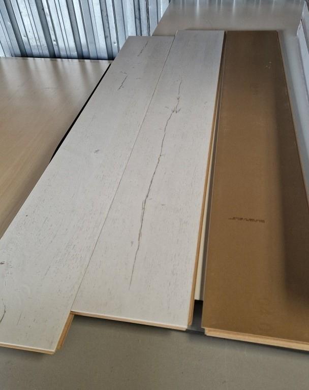 23,6 m2 laminaat QuickStep Signature Witgeverfde Eik SIG4753, Doe-het-zelf en Verbouw, Vloerdelen en Plavuizen, Zo goed als nieuw