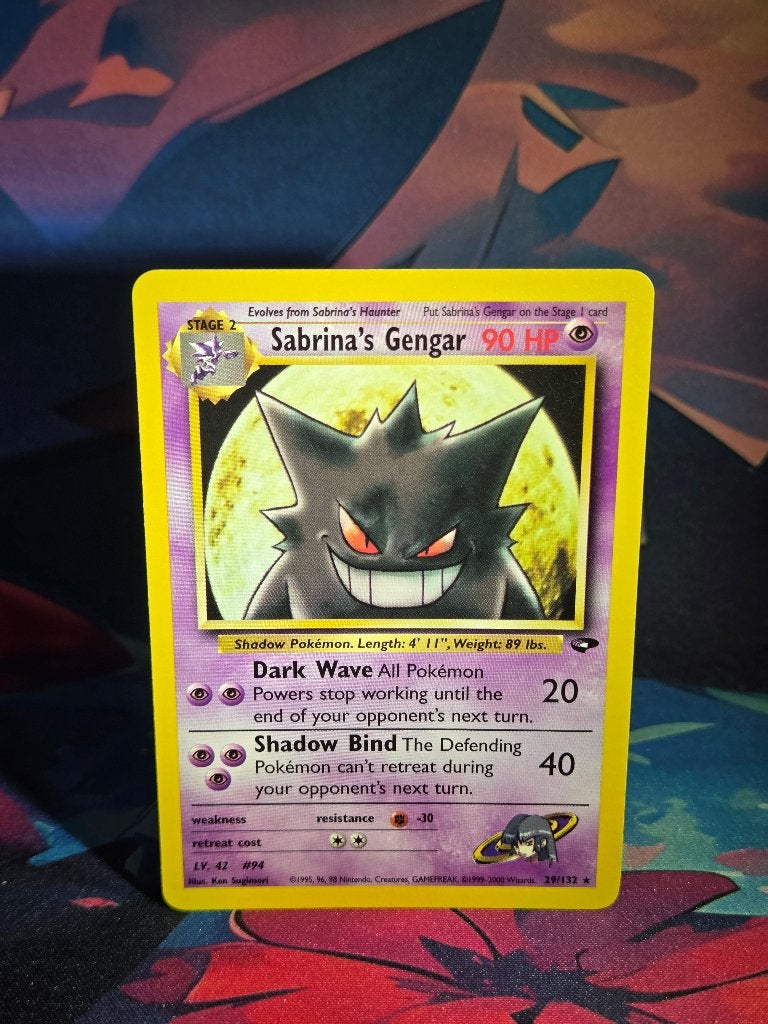Sabrina's Gengar 29/132 – Gym Heroes – Near Mint, Hobby en Vrije tijd, Verzamelkaartspellen | Pokémon, Ophalen of Verzenden, Zo goed als nieuw