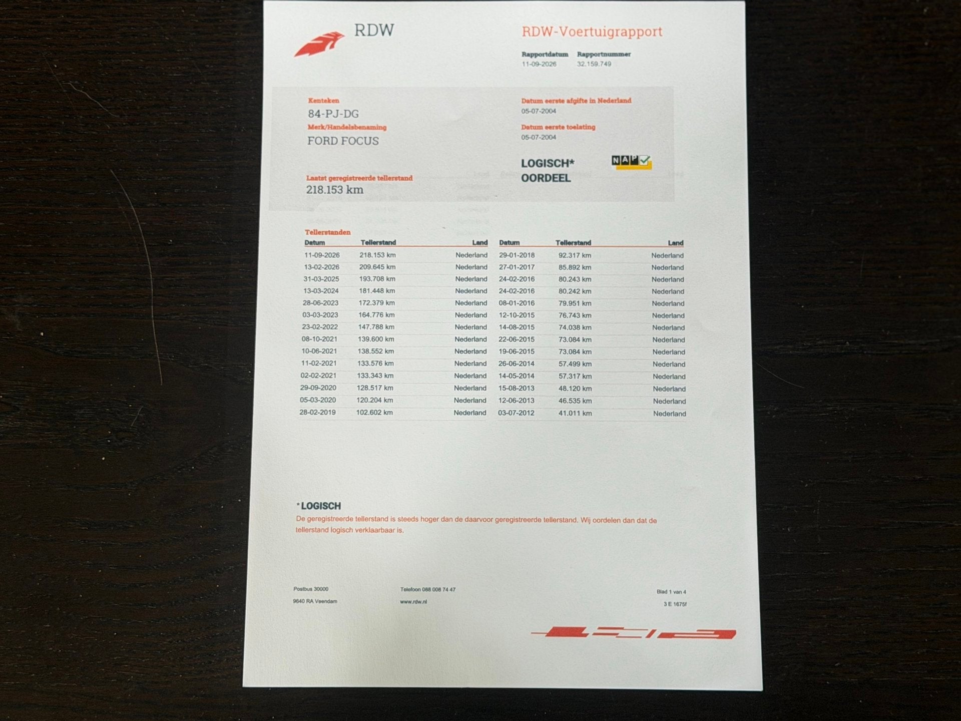 Ford Focus 1.6|NAP|AIRCO|LEER|DISTRIBUTIEVV|5DEURS|TREKHAAK!, Auto's, 1596 cc, Gebruikt, Zwart, 4 cilinders