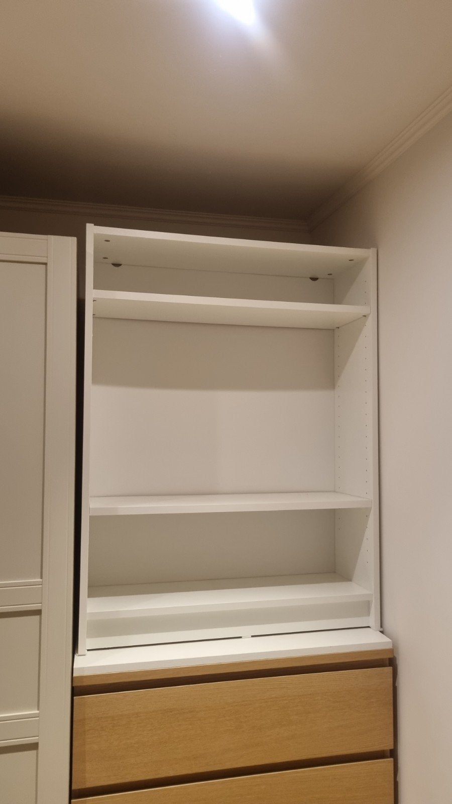 Witte kast billy laag., Ophalen, 100 tot 150 cm, Nieuw, 50 tot 100 cm