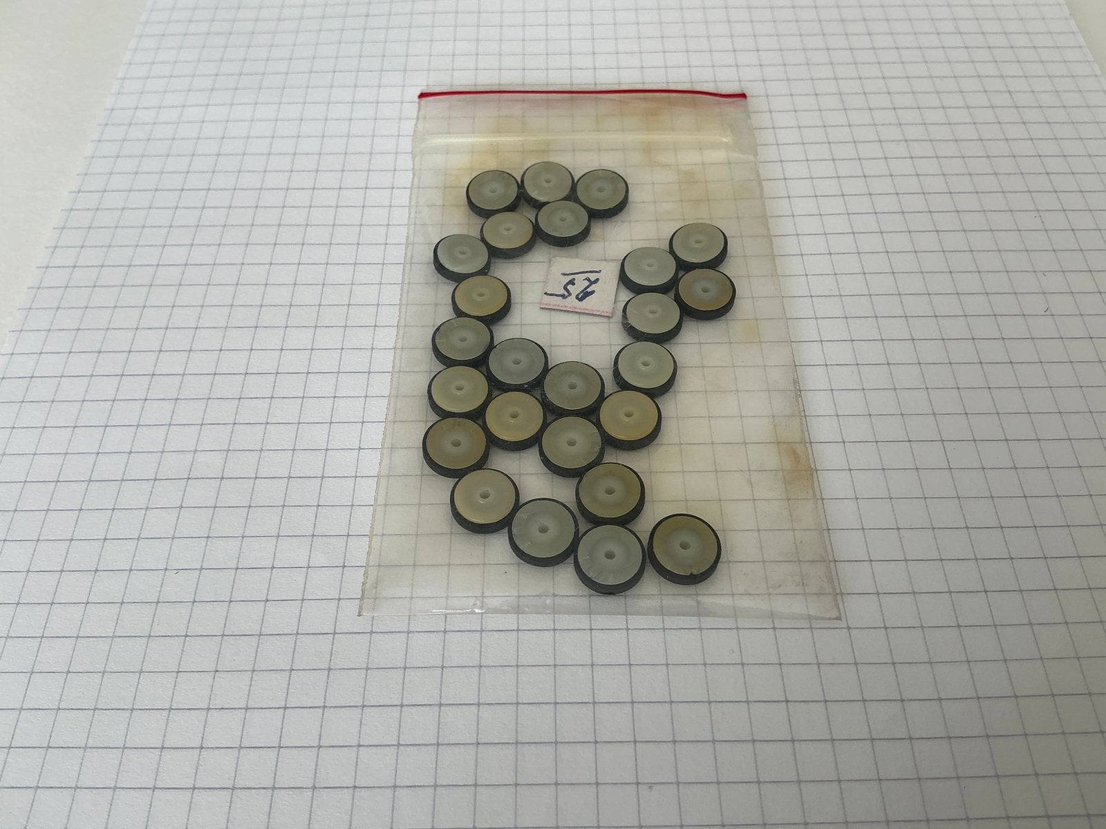Aandrukwiel 10mm cassettedeck NOS (25x), Overige merken, Ophalen of Verzenden, NA, NA