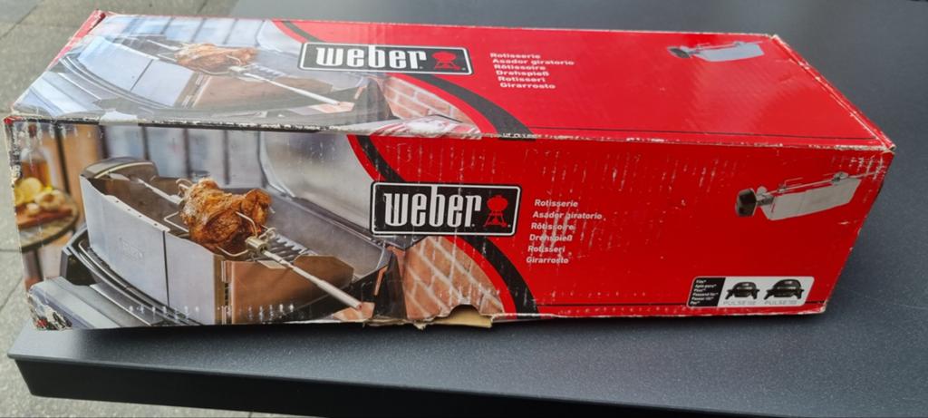 Weber kip draai koker, Tuin en Terras, Barbecue-accessoires, Ophalen of Verzenden, Nieuw