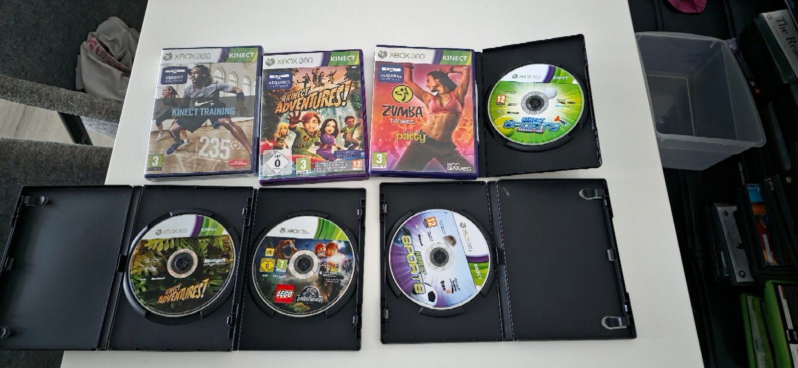 Xbox 360 spellen te koop, Spelcomputers en Games, Spelcomputers | Xbox Original, Ophalen, Zo goed als nieuw, Met 1 controller